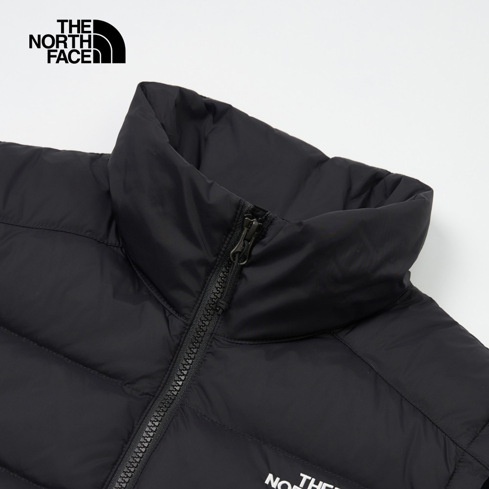 The North Face北面男款黑色舒適保暖立領羽絨背心｜88R64H0