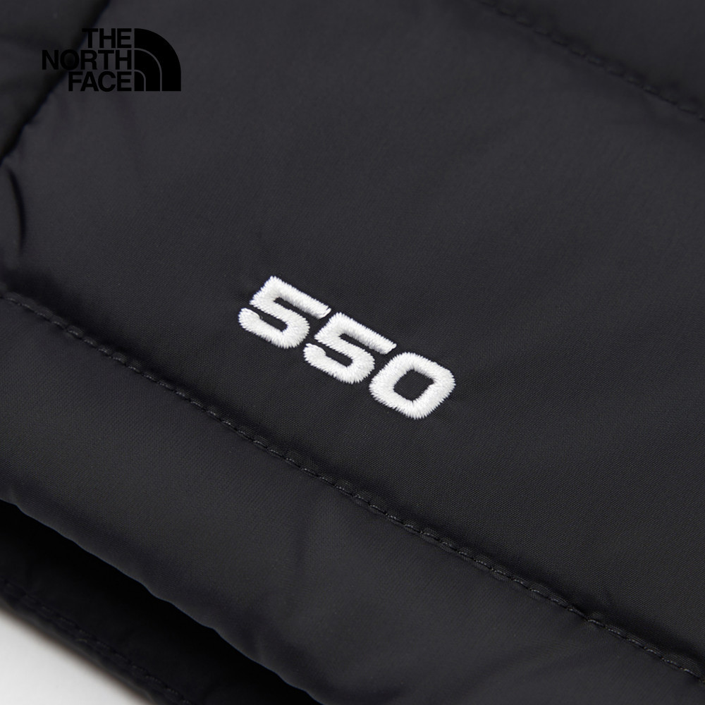 The North Face北面男款黑色舒適保暖立領羽絨背心｜88R64H0