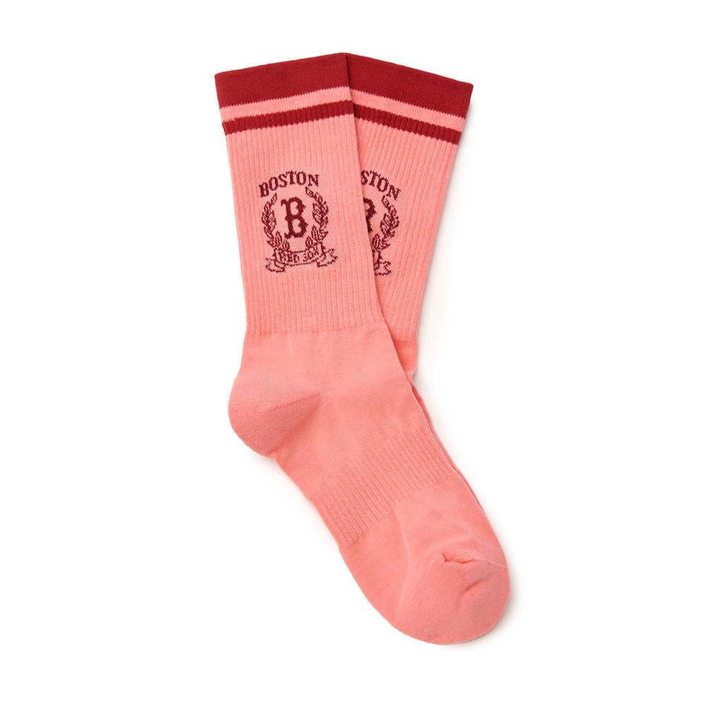 MLB 襪子 中筒襪 Varsity系列 波士頓紅襪隊 (3ASOMV44N-43PKS)