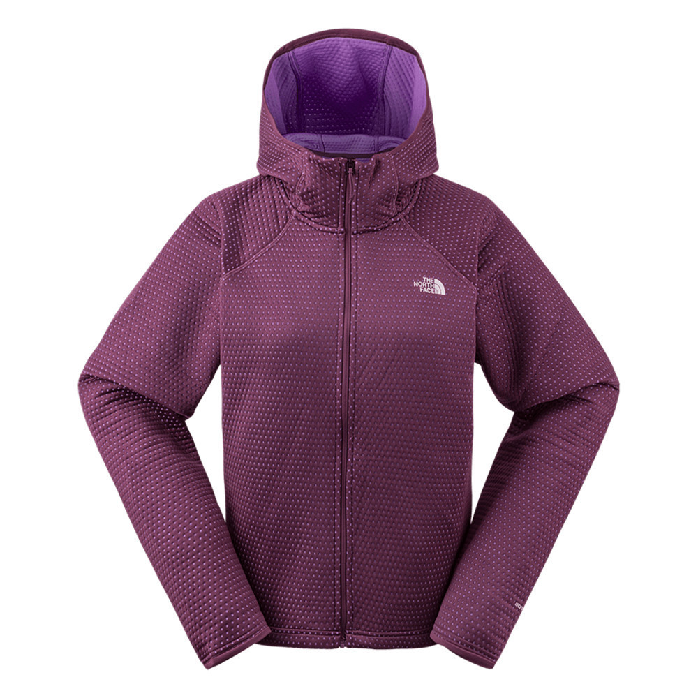 【10/25 00點週末限定】The North Face北面女款紫色吸濕排汗針織連帽外套｜83U91NI