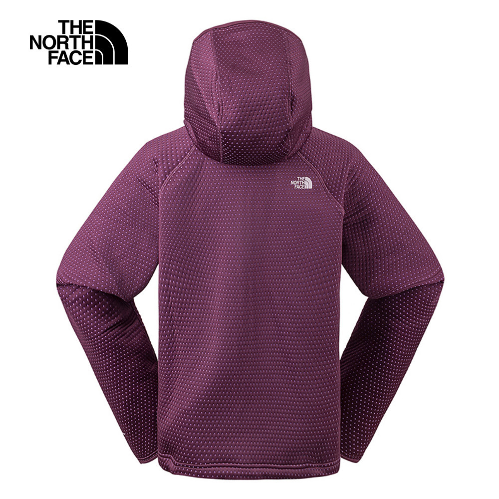 【10/25 00點週末限定】The North Face北面女款紫色吸濕排汗針織連帽外套｜83U91NI