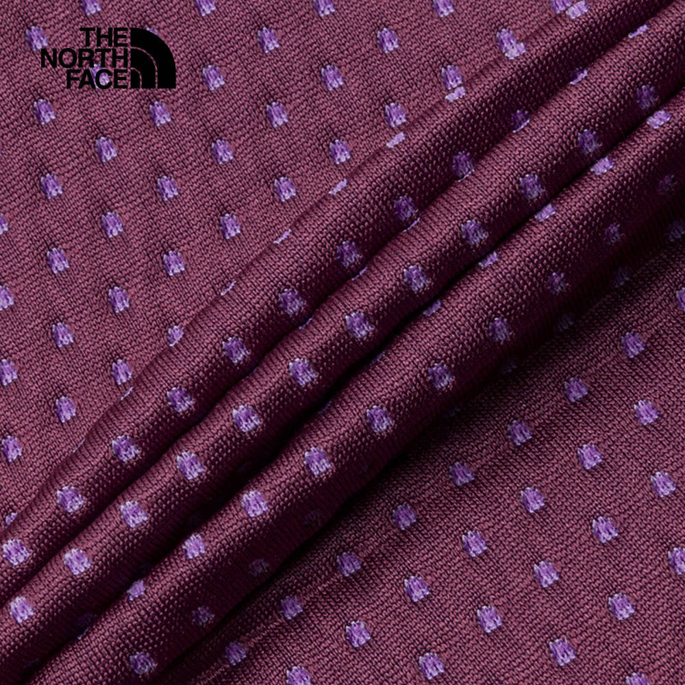 【10/25 00點週末限定】The North Face北面女款紫色吸濕排汗針織連帽外套｜83U91NI