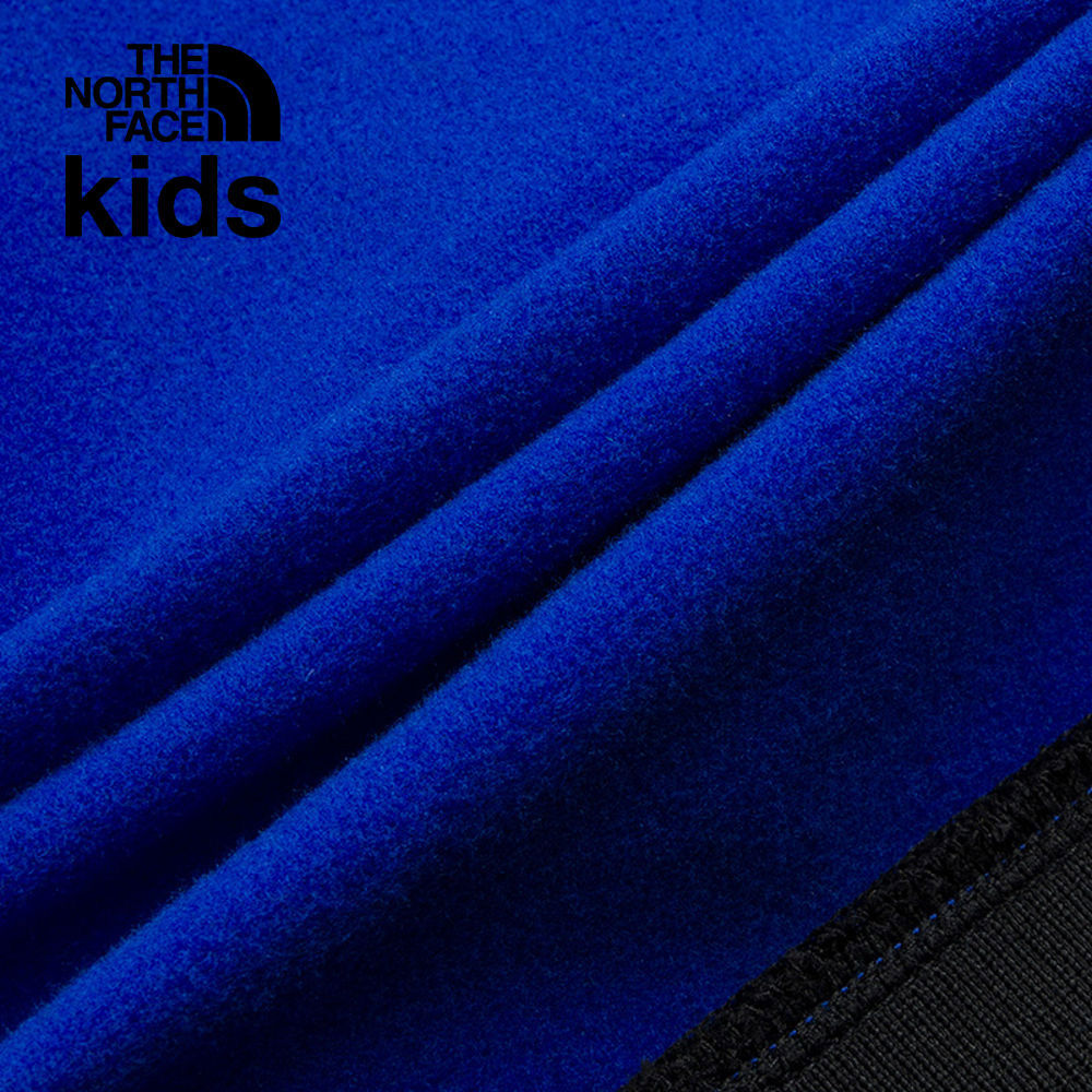 The North Face北面兒童藍色DWR防潑水長袖上衣｜89XGEF1
