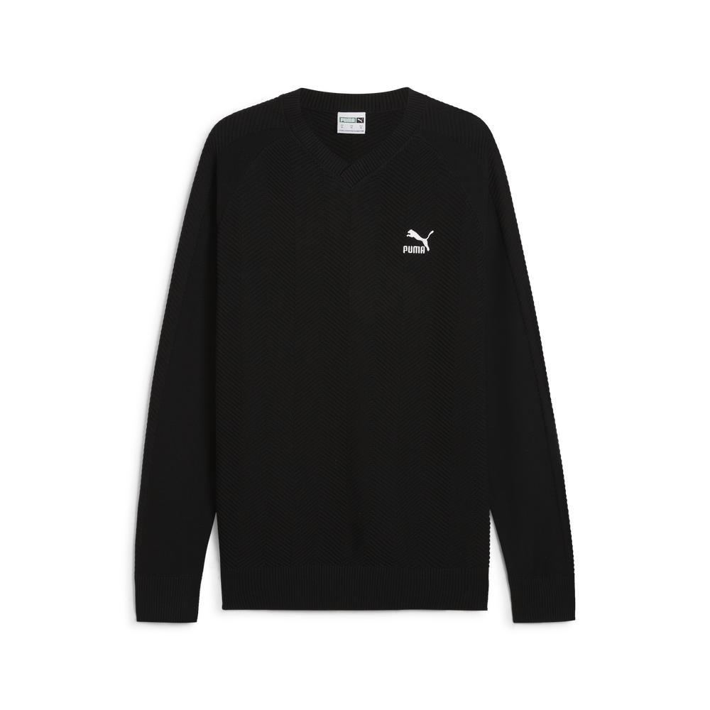 PUMA 流行系列T7 V領毛衣 男性