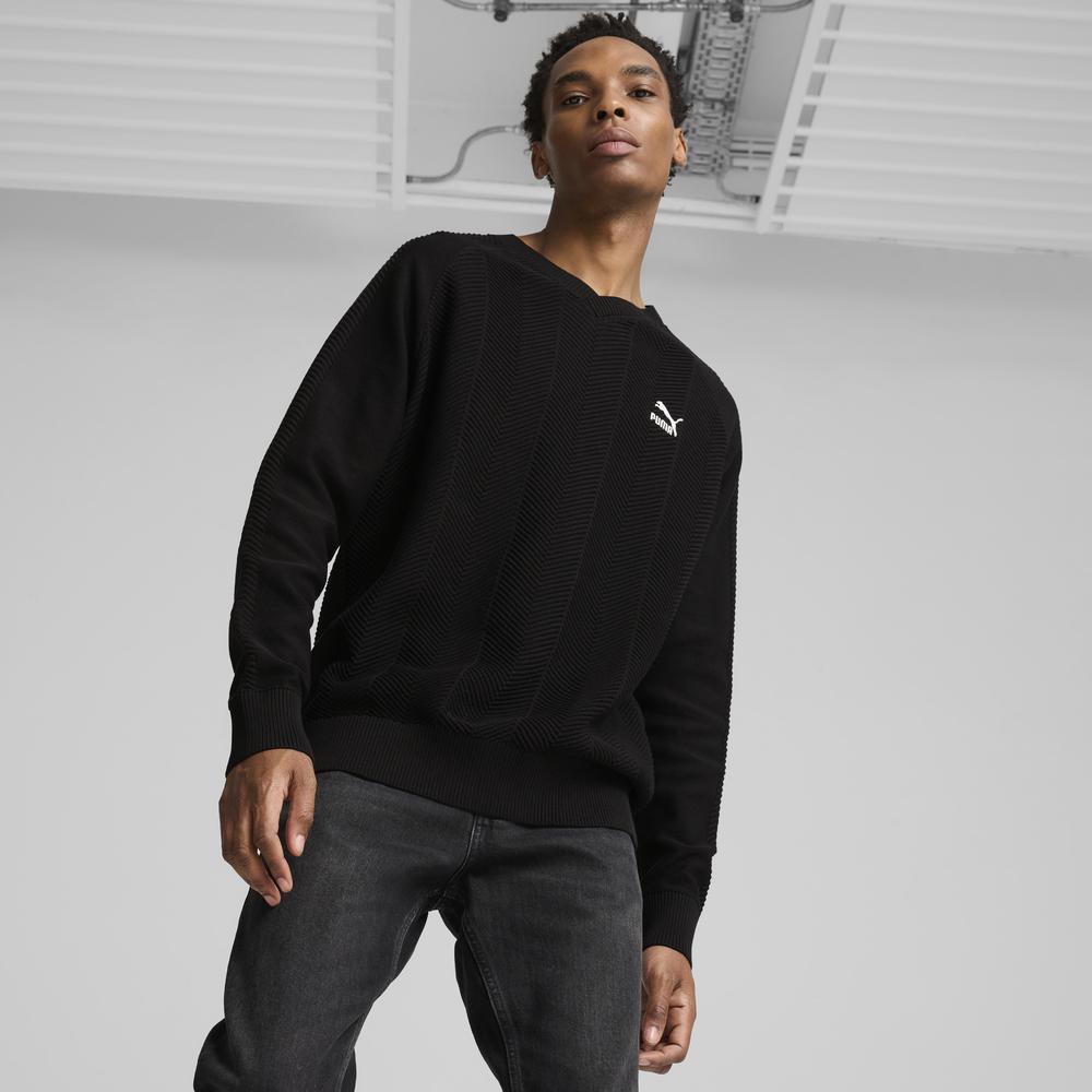 PUMA 流行系列T7 V領毛衣 男性