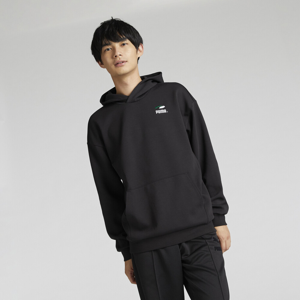 PUMA 流行系列PUMAS長厚連帽T恤 男性