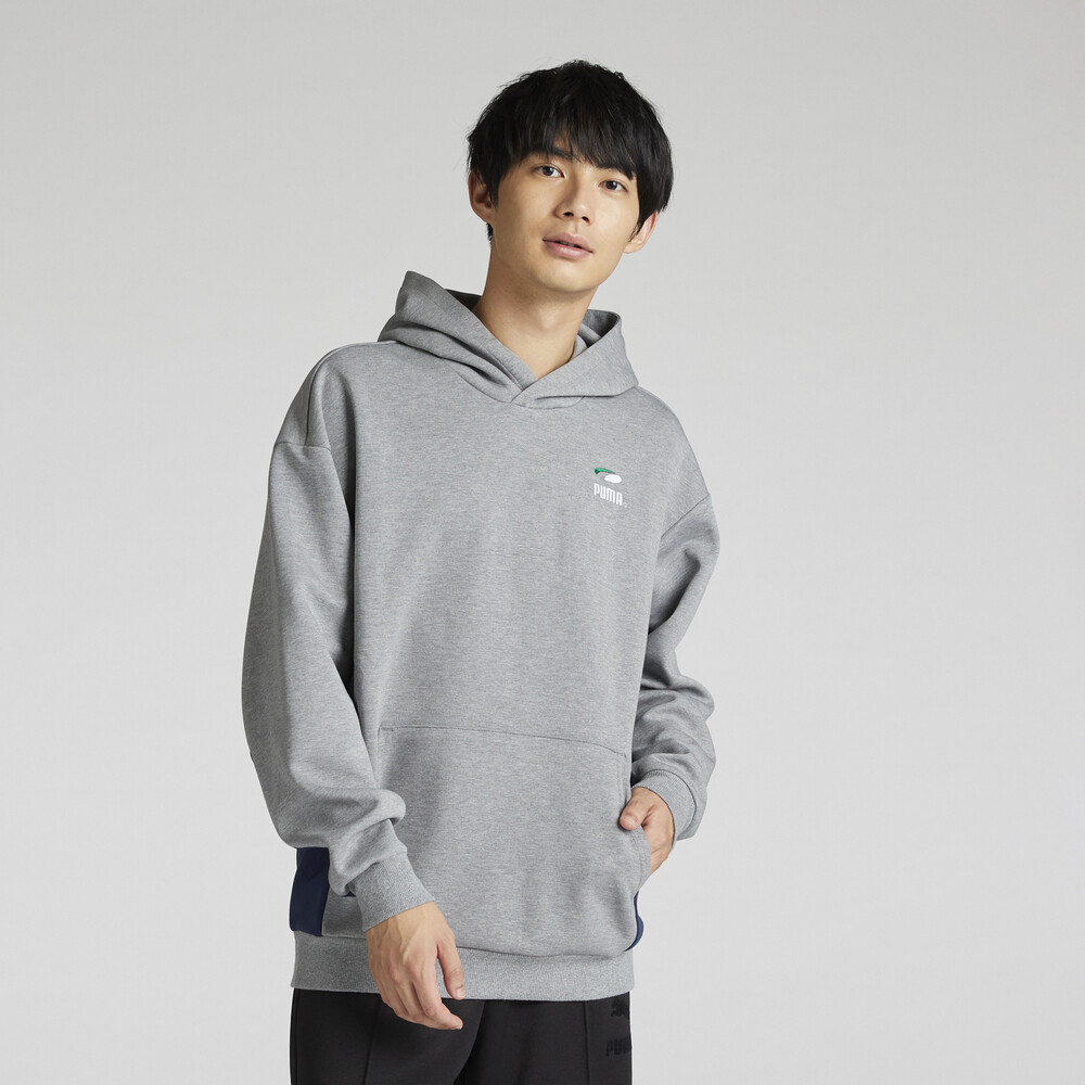 PUMA 流行系列PUMAS長厚連帽T恤 男性