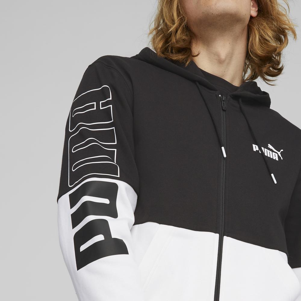 PUMA 基本系列Power撞色連帽外套 男性