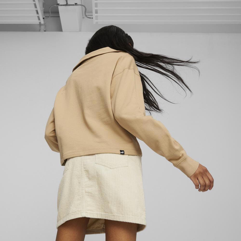 PUMA 基本系列Her半開襟立領衫 女性