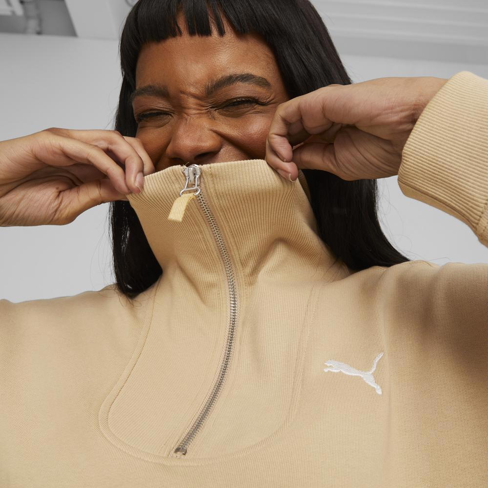 PUMA 基本系列Her半開襟立領衫 女性