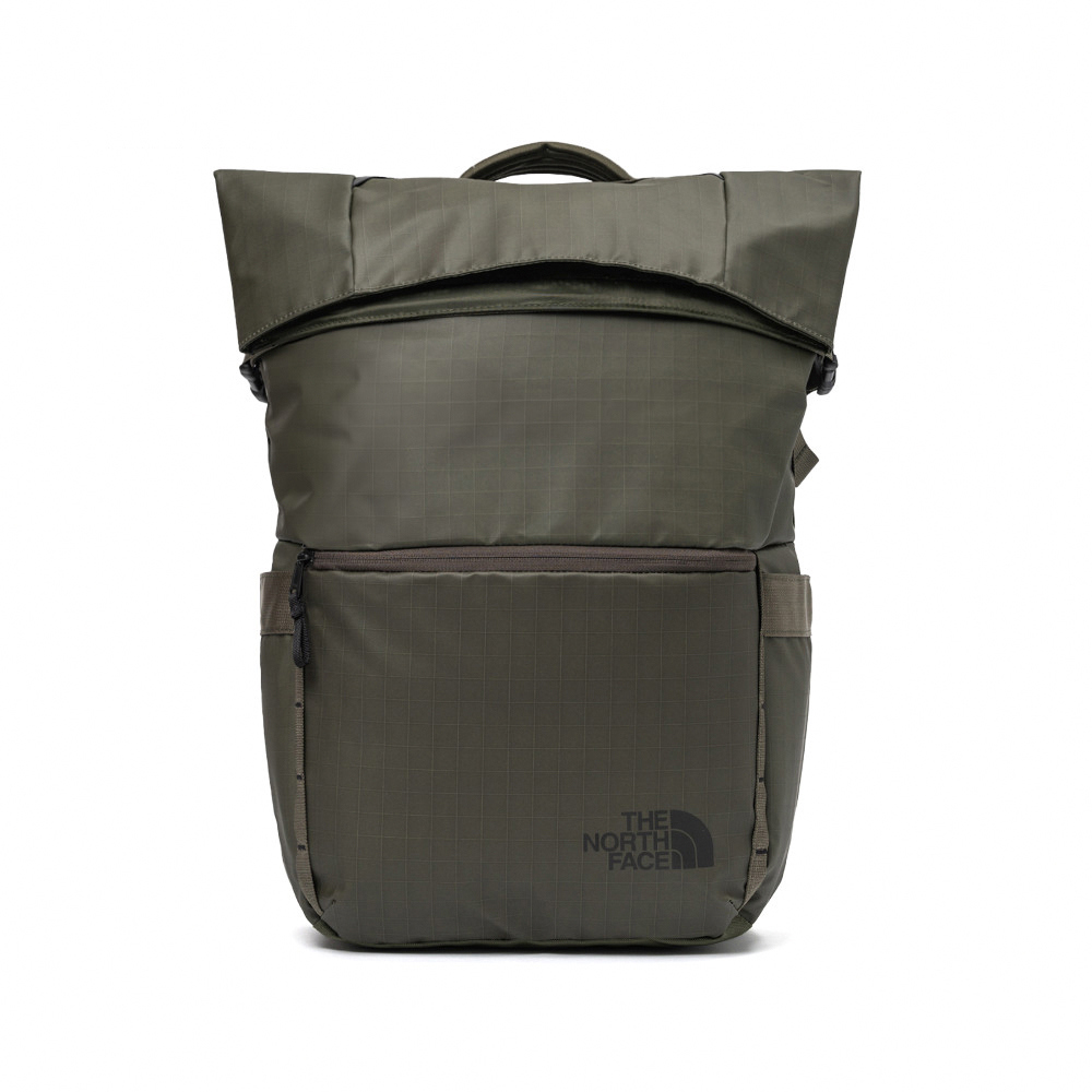 The North Face北面男女款綠色DWR防潑水耐用大容量休閒後背包｜81DO4WC