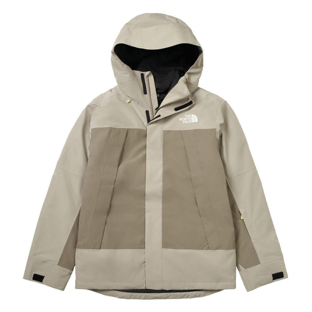 【10/27 12點限時搶購】The North Face北面男款灰色DryVent防水透氣保暖連帽鋪棉內裡三合一外套｜82VO5IF