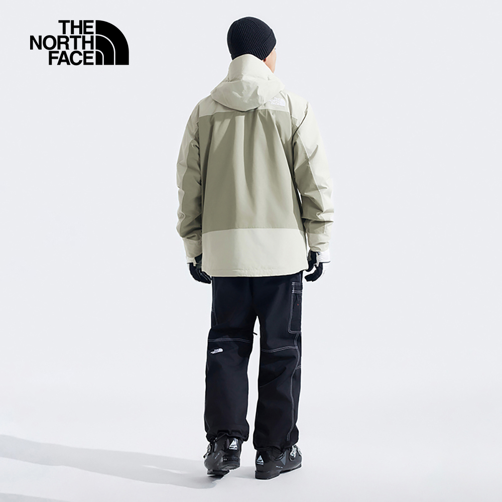 【10/27 12點限時搶購】The North Face北面男款灰色DryVent防水透氣保暖連帽鋪棉內裡三合一外套｜82VO5IF