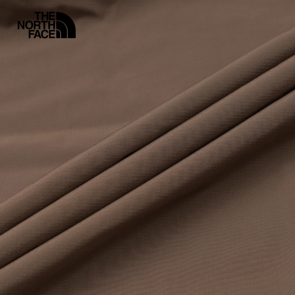 The North Face北面男款棕色DryVent防水透氣保暖連帽羽絨內裡三合一外套｜83SL1OI