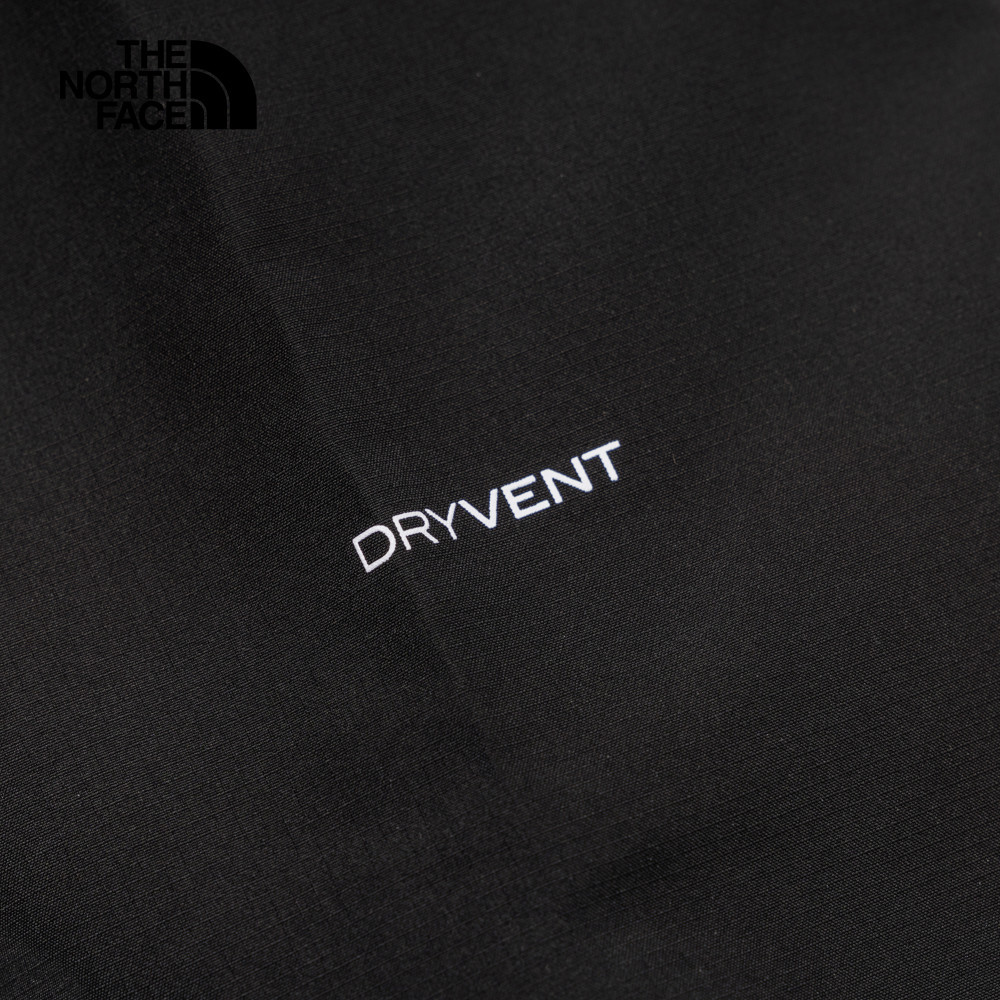 The North Face北面男款黑色DryVent防水透氣保暖連帽羽絨內裡三合一外套｜83SL4HF