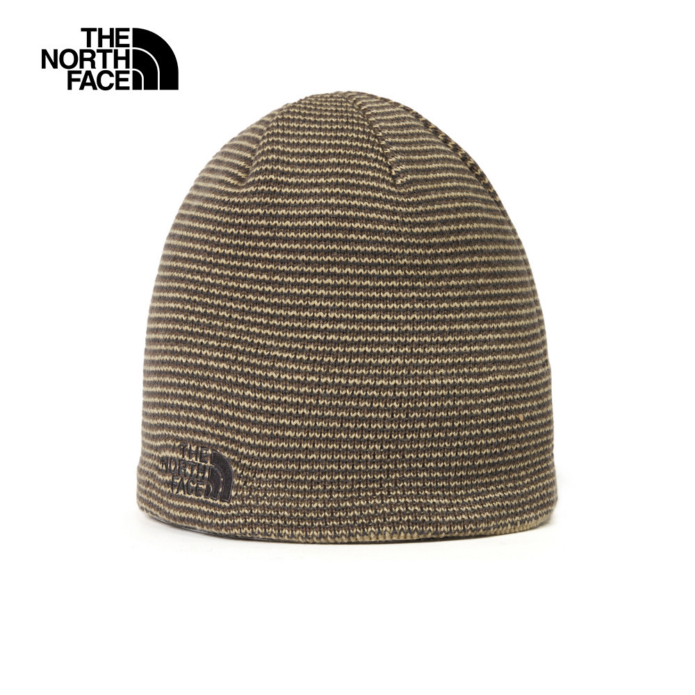 The North Face北面男女款卡其色舒適保暖休閒毛帽｜8CQ29UO