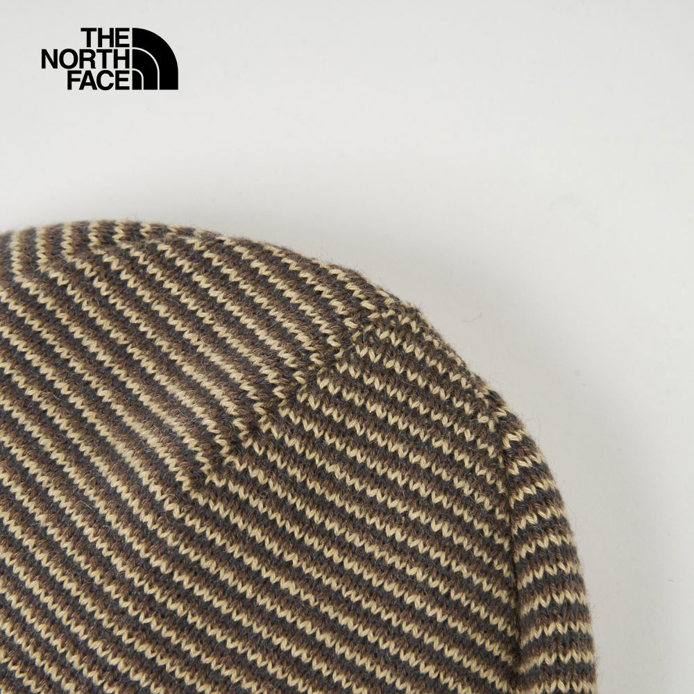 The North Face北面男女款卡其色舒適保暖休閒毛帽｜8CQ29UO