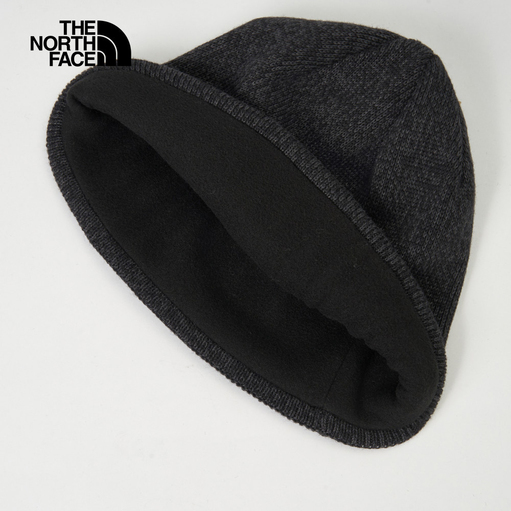 The North Face北面男女款黑色舒適保暖休閒毛帽｜8CQ2KS7