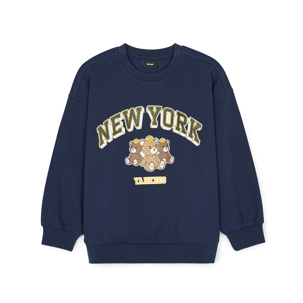 MLB KIDS 大學T 童裝 Mega Bear系列 紐約洋基隊 (7AMTC0344-50NYS)