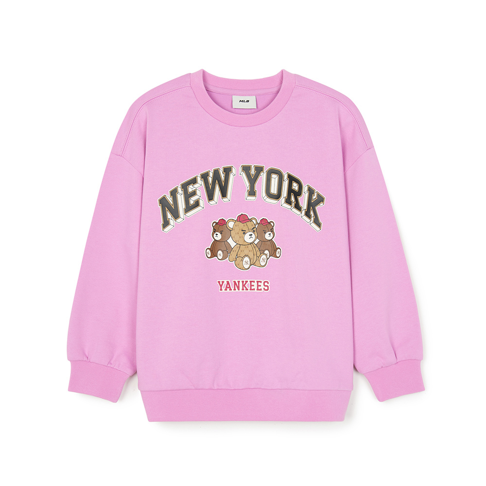 MLB Korea MLB KIDS 大學T 童裝 Mega Bear系列 紐約洋基隊 (7AMTC0344-50PP