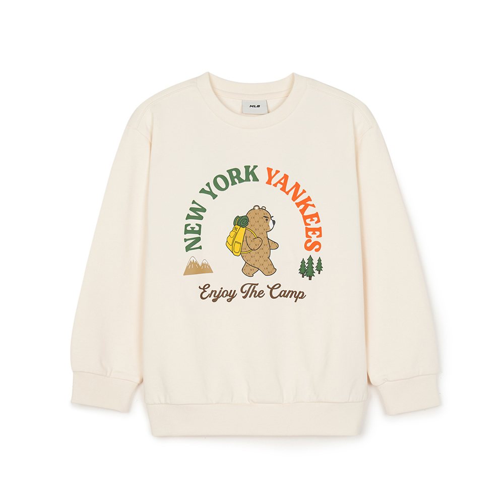 MLB KIDS 大學T 童裝 Mega Bear系列 紐約洋基隊 (7AMTC0544-50NBL)