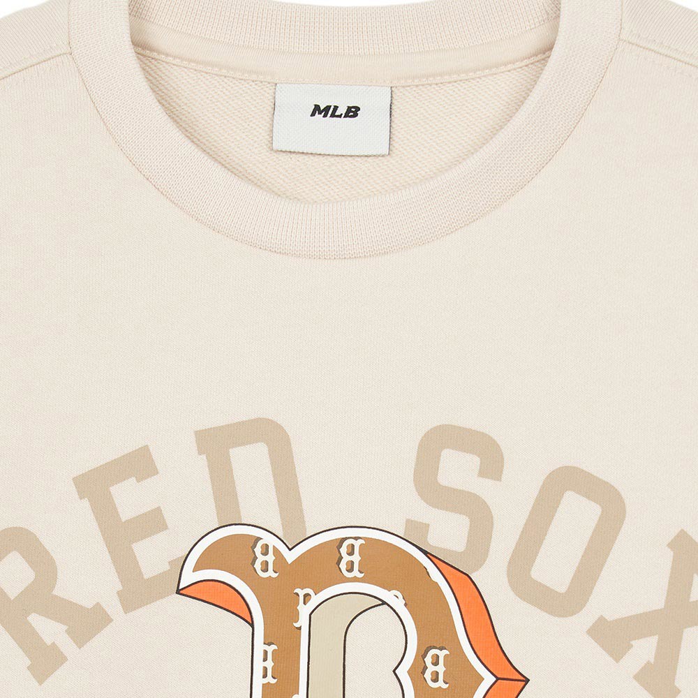 MLB KIDS 大學T 童裝 Monogram系列 波士頓紅襪隊 (7AMTMT144-43CRM)