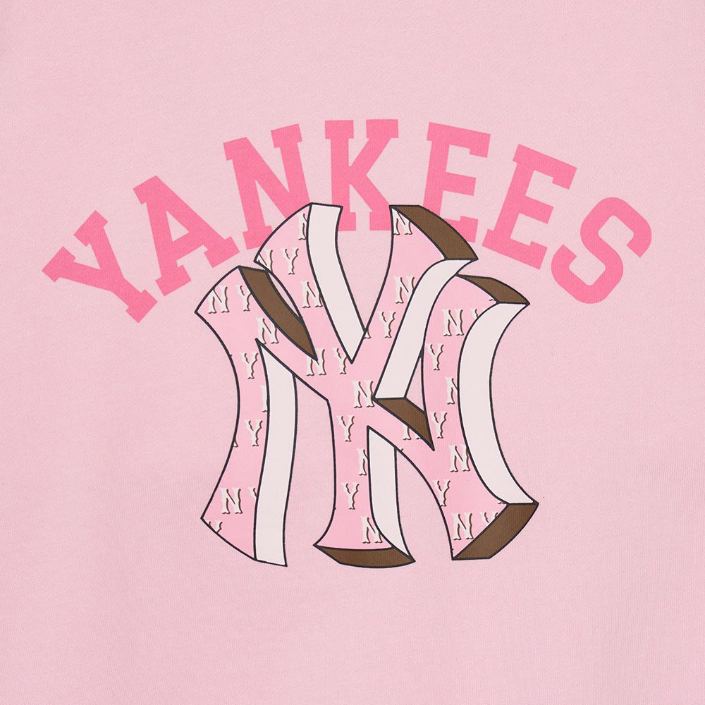 MLB KIDS 大學T 童裝 Monogram系列 紐約洋基隊 (7AMTMT144-50PKL)