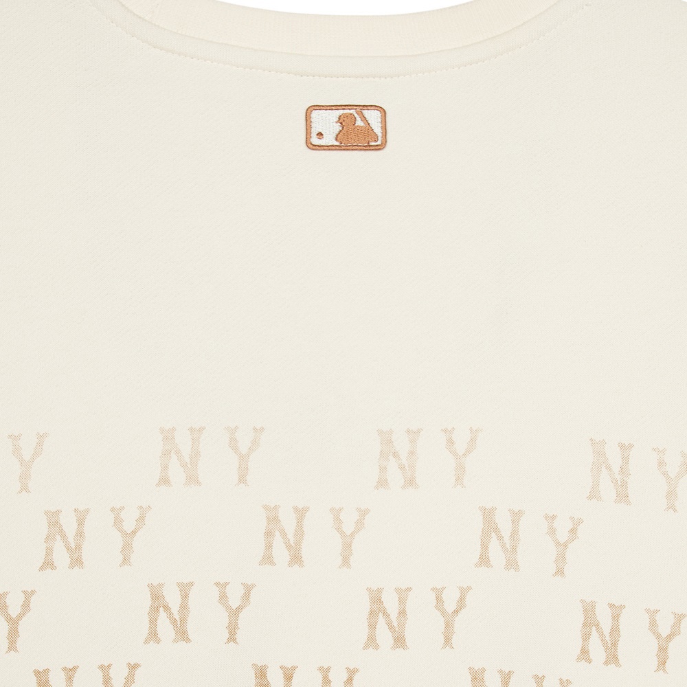 MLB KIDS 大學T 童裝 Monogram系列 紐約洋基隊 (7AMTMT444-50CRD)