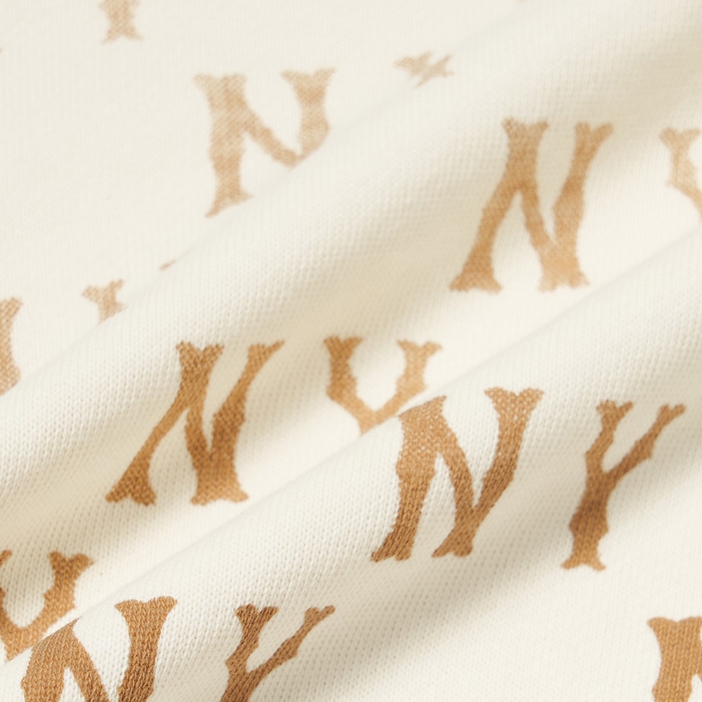 MLB KIDS 大學T 童裝 Monogram系列 紐約洋基隊 (7AMTMT444-50CRD)