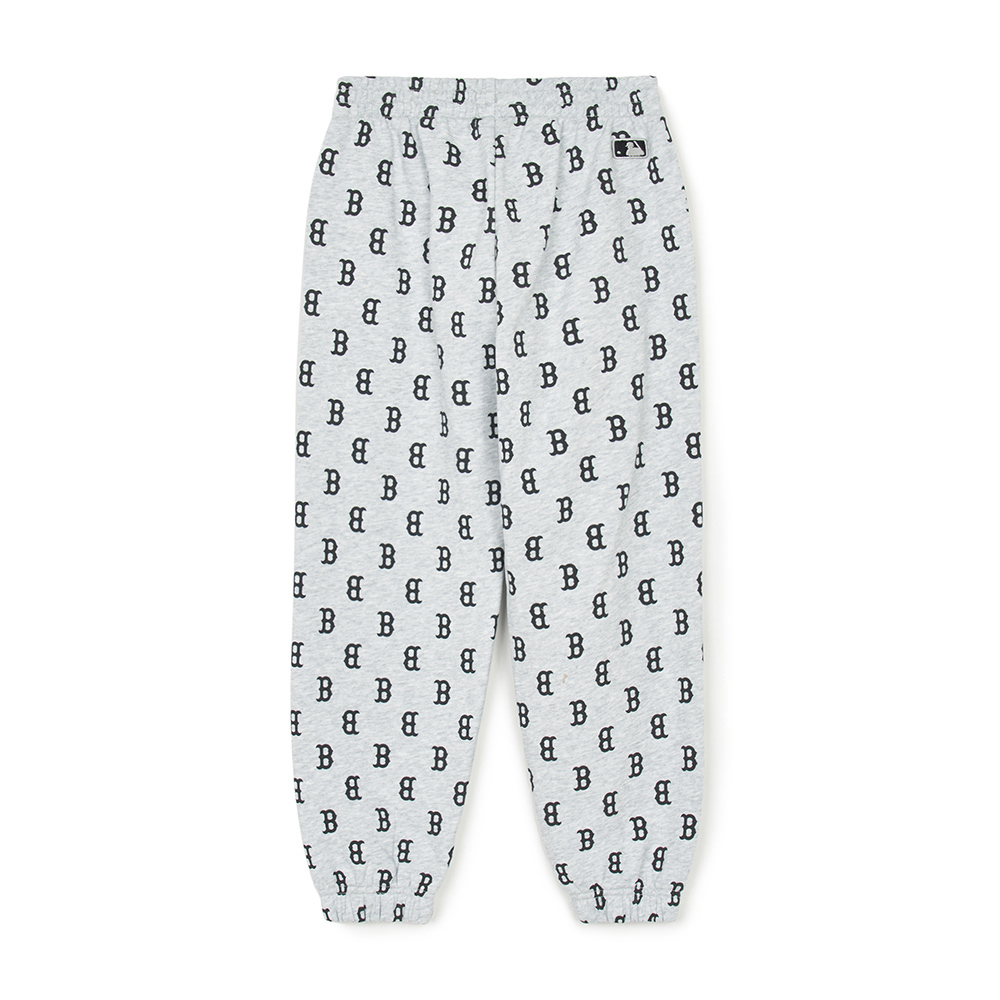 MLB KIDS 運動褲 休閒長褲 童裝 Monogram系列 波士頓紅襪隊 (7APTMT344-43MGL)