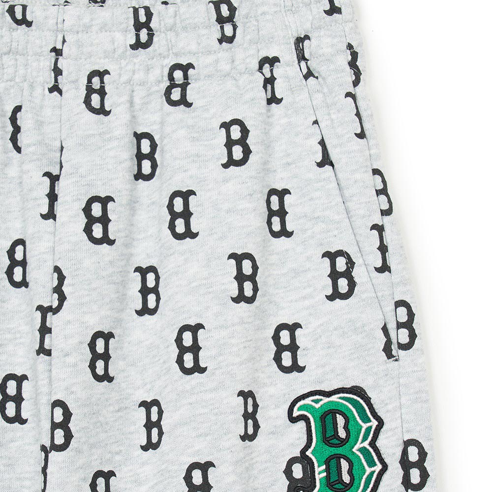 MLB KIDS 運動褲 休閒長褲 童裝 Monogram系列 波士頓紅襪隊 (7APTMT344-43MGL)
