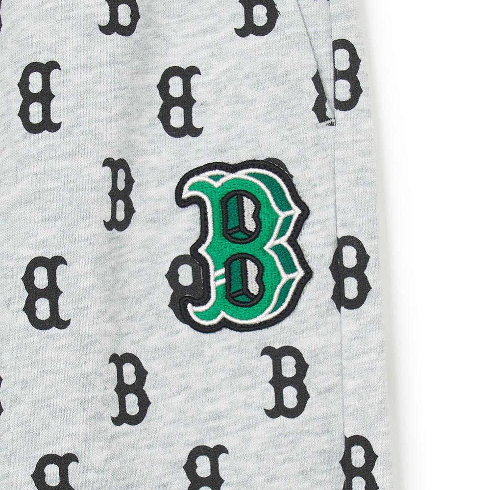 MLB KIDS 運動褲 休閒長褲 童裝 Monogram系列 波士頓紅襪隊 (7APTMT344-43MGL)