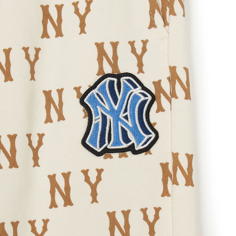 MLB KIDS 運動褲 休閒長褲 童裝 Monogram系列 紐約洋基隊 (7APTMT344-50CRD)