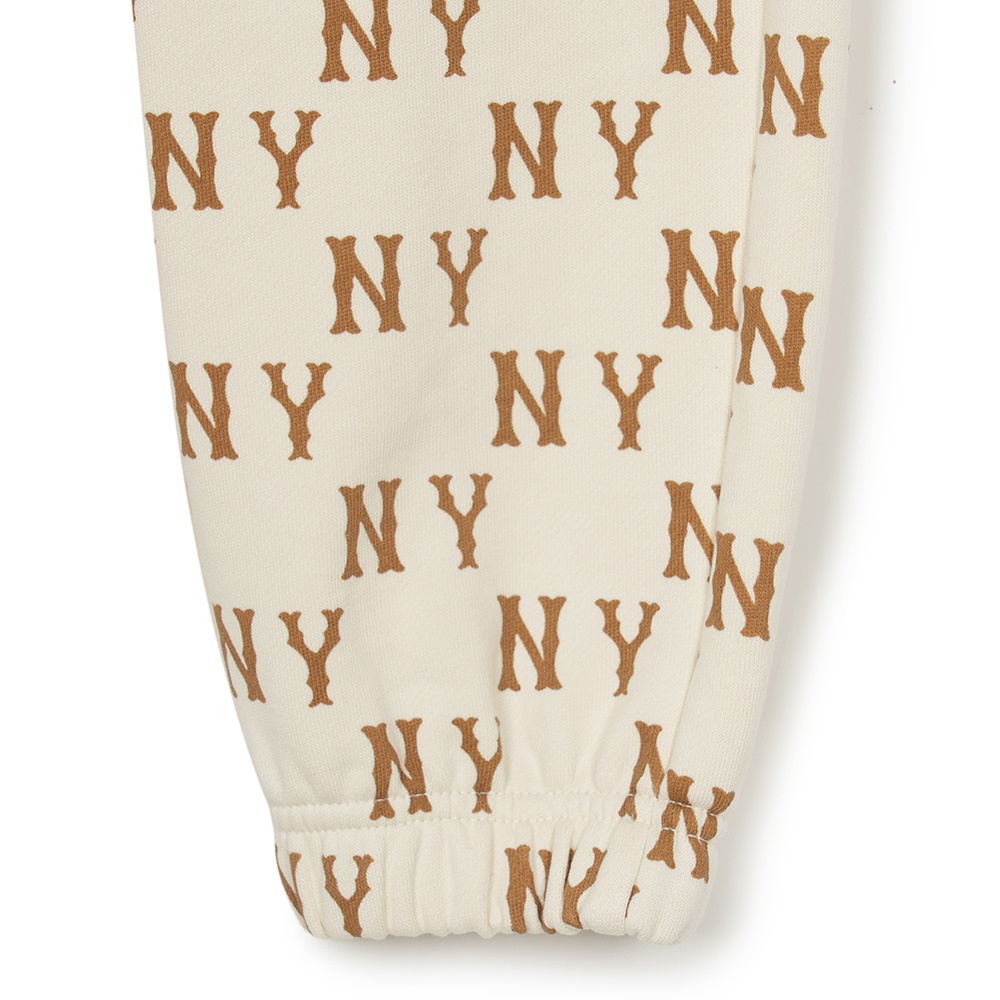 MLB KIDS 運動褲 休閒長褲 童裝 Monogram系列 紐約洋基隊 (7APTMT344-50CRD)