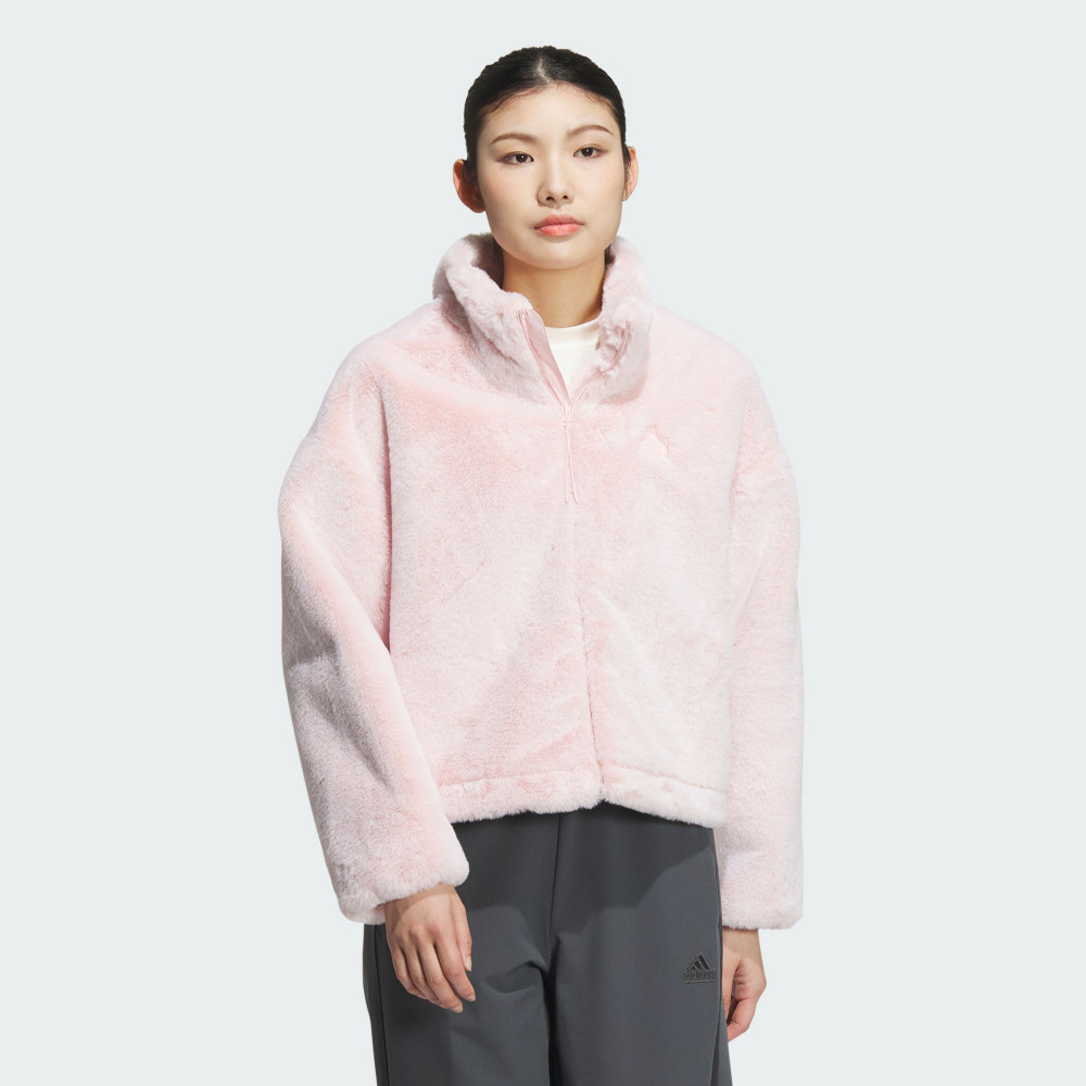 Adidas DANCE 運動外套｜一件寬鬆的毛絨外套－靈動旗艦店