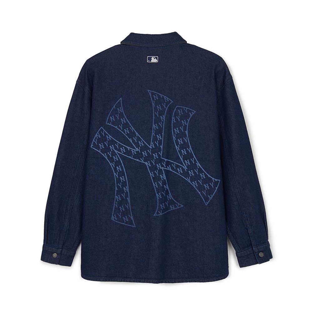 MLB 牛仔丹寧襯衫 Monogram系列 紐約洋基隊 (3ADRM0344-50NYD)