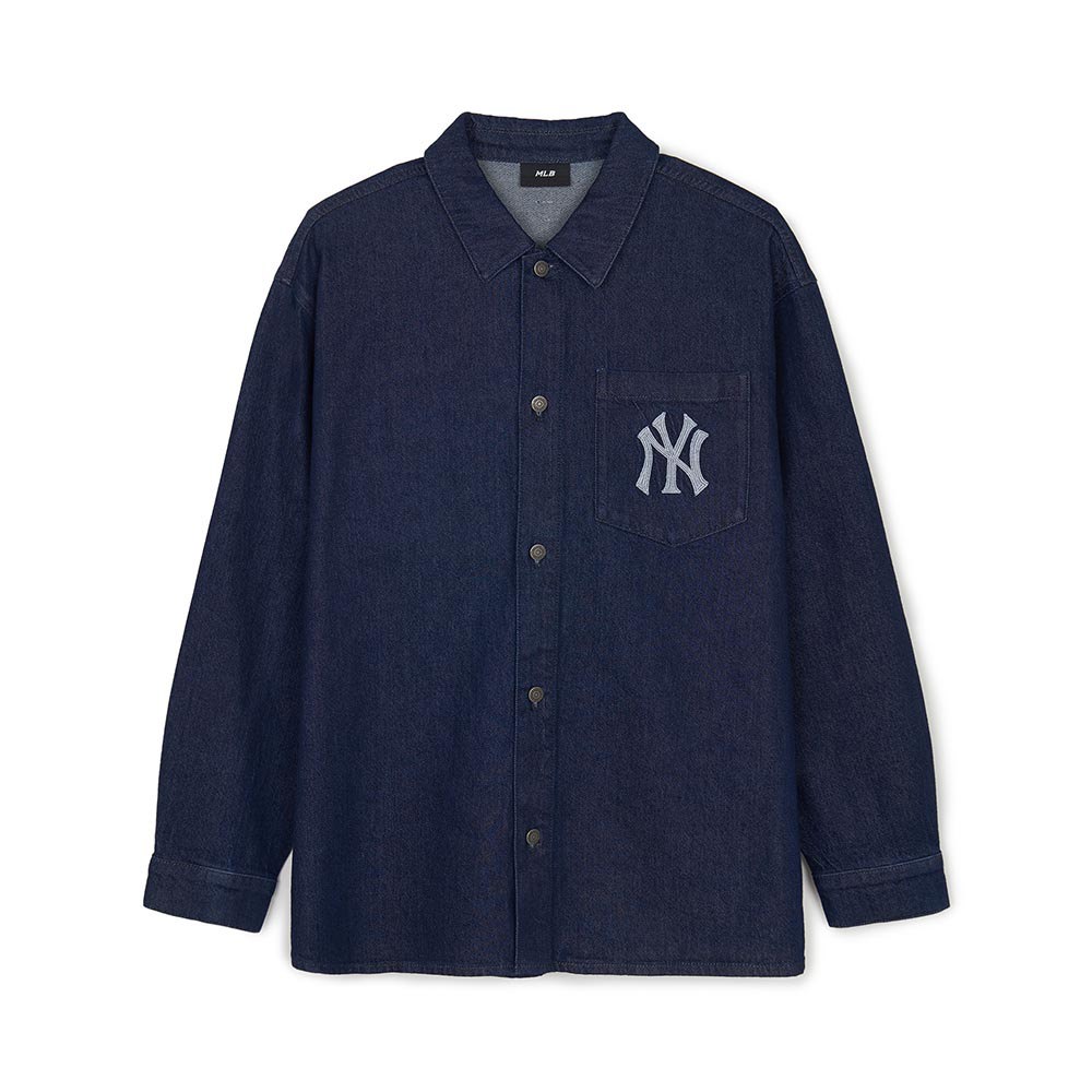 MLB 牛仔丹寧襯衫 Monogram系列 紐約洋基隊 (3ADRM0344-50NYD)