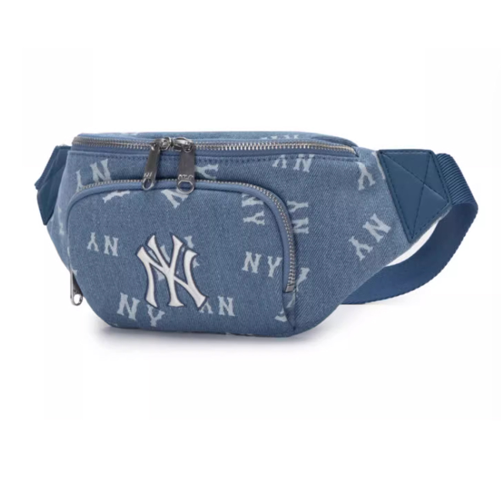 MLB 牛仔丹寧腰包 Monogram系列 紐約洋基隊 (3AHSM034N-50INS)