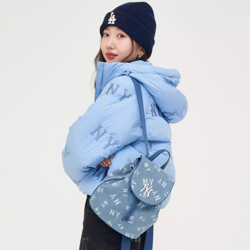MLB 牛仔丹寧後背包 Monogram系列 紐約洋基隊 (3ABKS044N-50INS)