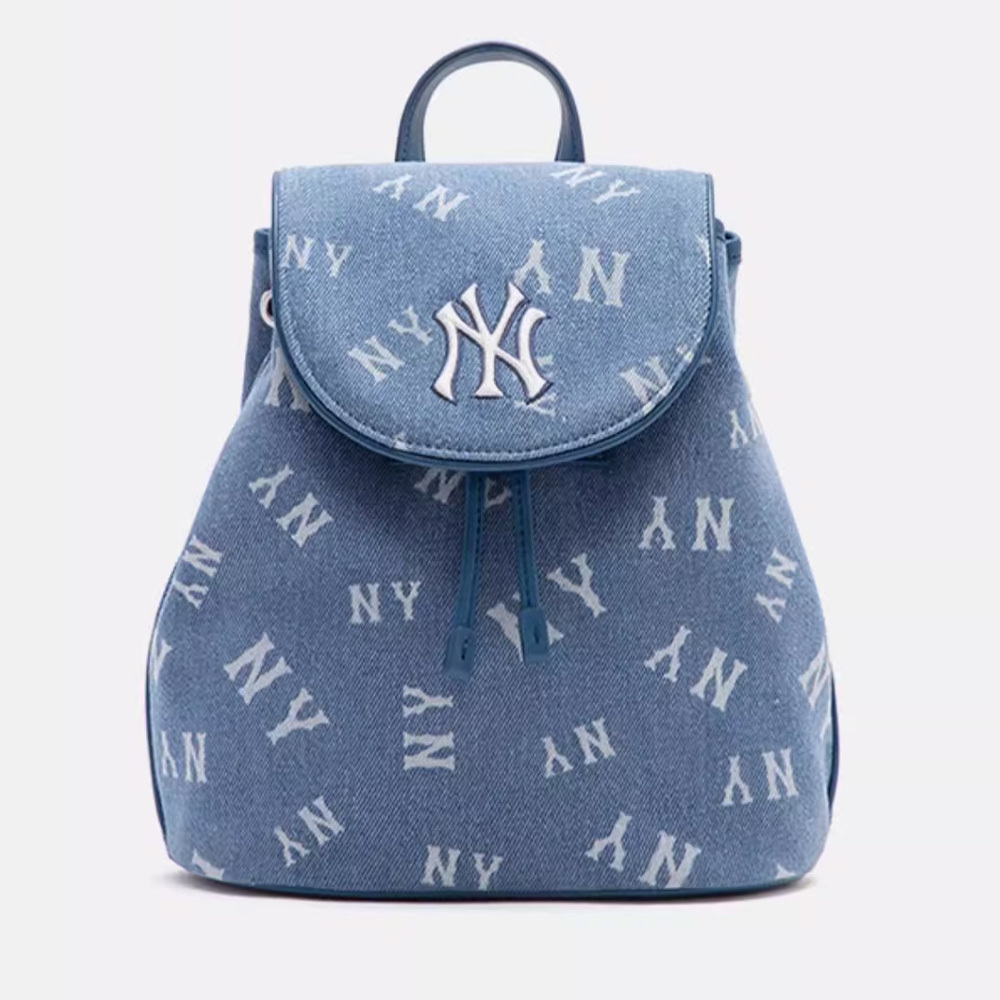 MLB 牛仔丹寧後背包 Monogram系列 紐約洋基隊 (3ABKS044N-50INS)