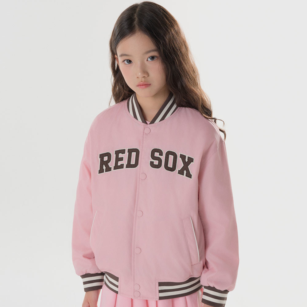 MLB KIDS 棒球外套 Varsity系列 波士頓紅襪隊 (7AJPV0244-43PKL)