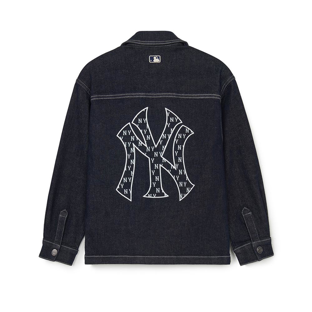 MLB Korea MLB KIDS 牛仔丹寧襯衫 童裝 Monogram系列 紐約洋基隊 (7AWSM014