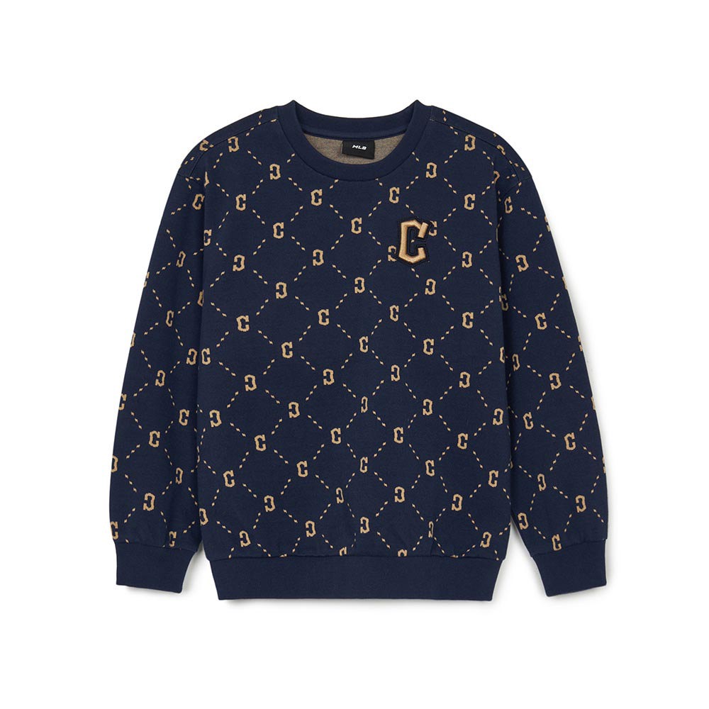 MLB Korea MLB KIDS 大學T 童裝 Monogram系列 克里夫蘭守護者隊 (7AMTMD144