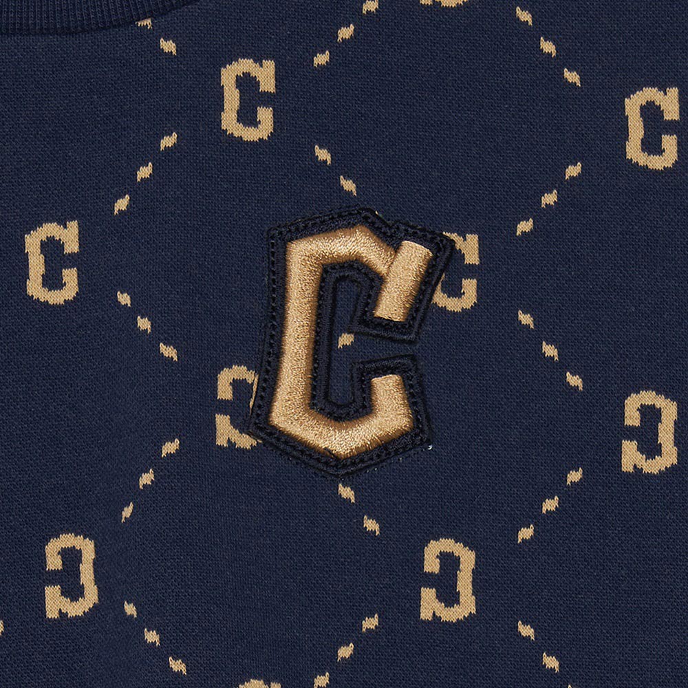 MLB KIDS 大學T 童裝 Monogram系列 克里夫蘭守護者隊 (7AMTMD144-45NYS)