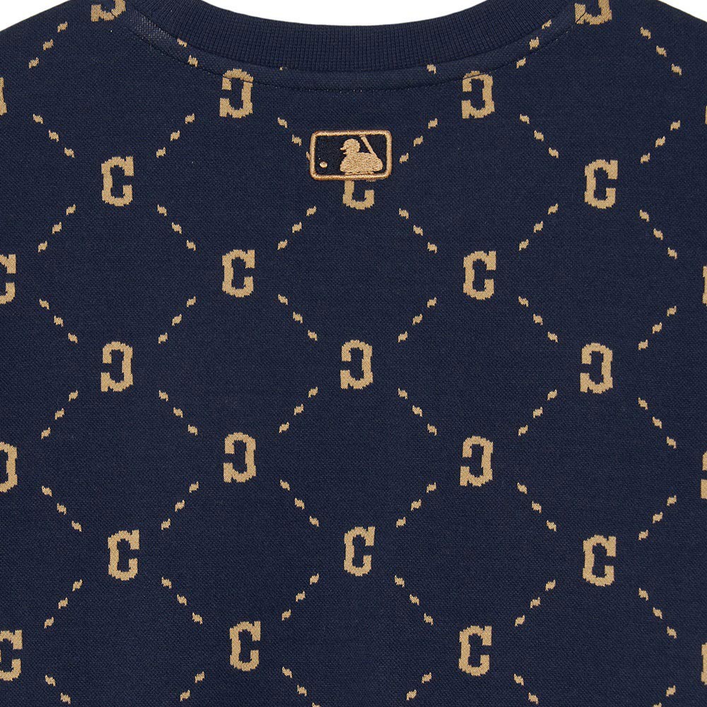 MLB KIDS 大學T 童裝 Monogram系列 克里夫蘭守護者隊 (7AMTMD144-45NYS)