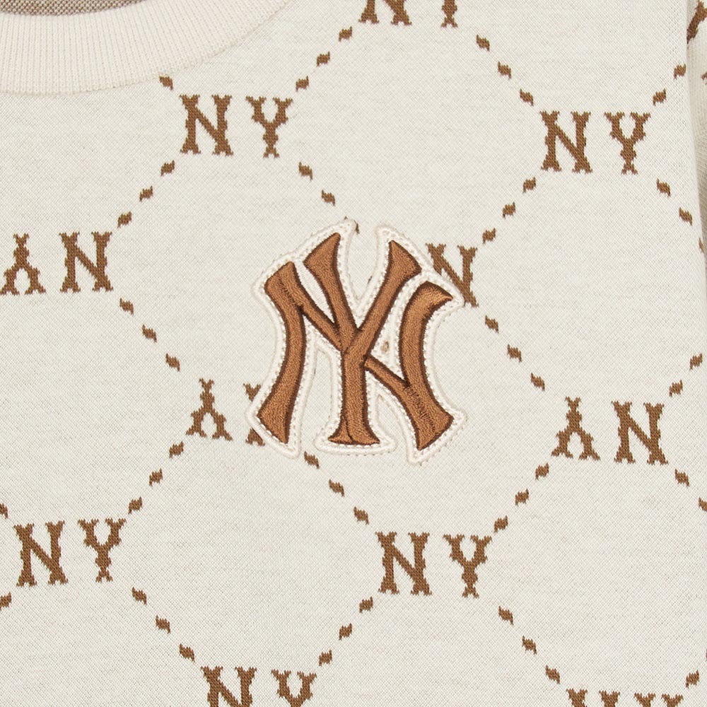 MLB KIDS 大學T 童裝 Monogram系列 紐約洋基隊 (7AMTMD144-50CRD)