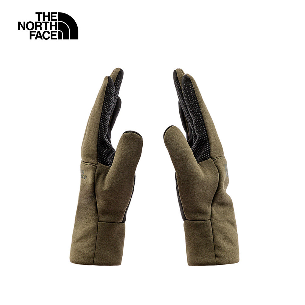 The North Face北面男女款灰褐色可觸控手套｜4SHA21L