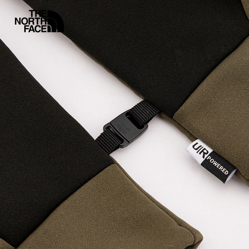 The North Face北面男女款灰褐色可觸控手套｜4SHA21L