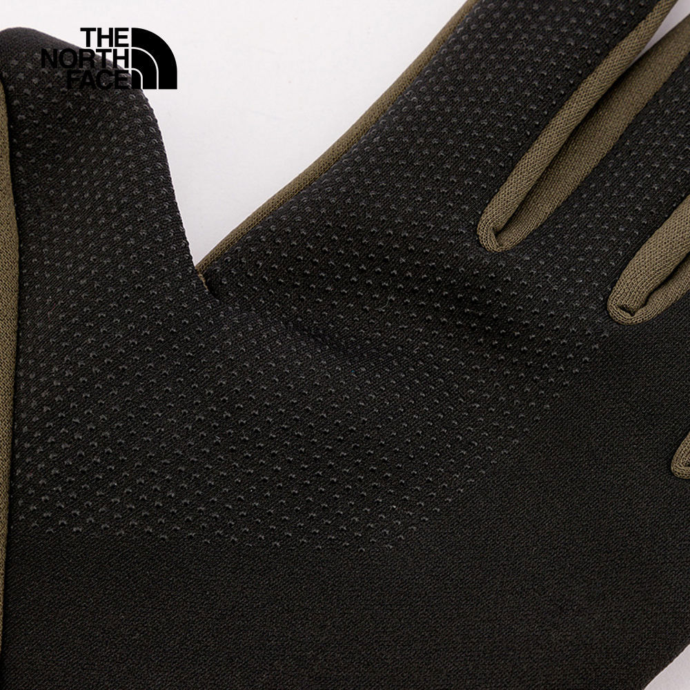 The North Face北面男女款灰褐色可觸控手套｜4SHA21L