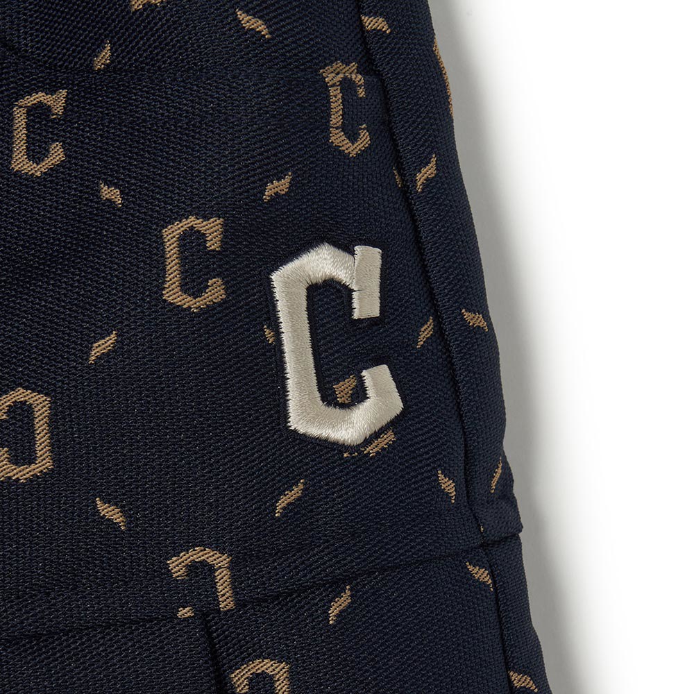 MLB KIDS 短裙 百褶裙 童裝 Monogram系列 克里夫蘭守護者隊 (7FSKMD144-45NYD)